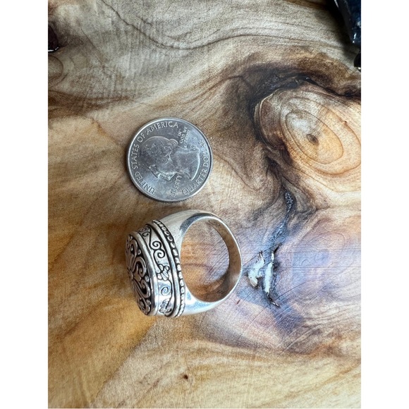 🚫SOLD🚫Vintage Sterling Silver Statement Ring - Size 8.5 US - Picture 11 of 11